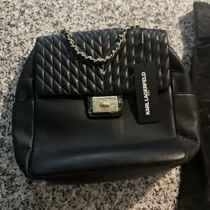 Karl Lagerfeld NEW UNUSED black backbag